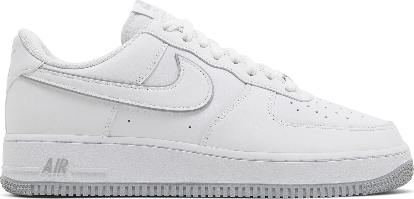 Nike Men's Air Force 1 '07 Low 'White Wolf Grey Sole' Sneakers