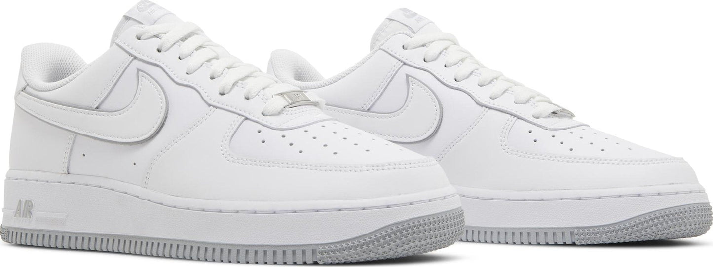 Nike Men's Air Force 1 '07 Low 'White Wolf Grey Sole' Sneakers