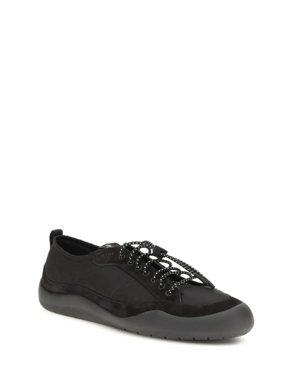 Sneakers, Leather and Fabric