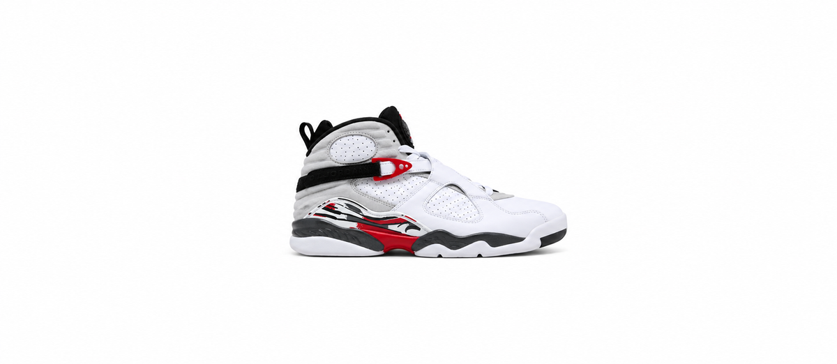 Air Jordan Retro 8 - White/True Red