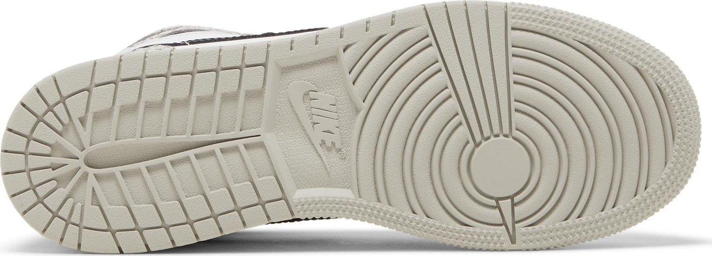 Grade School Air Jordan Retro 1 High Og 'White Cement (Gs)'
