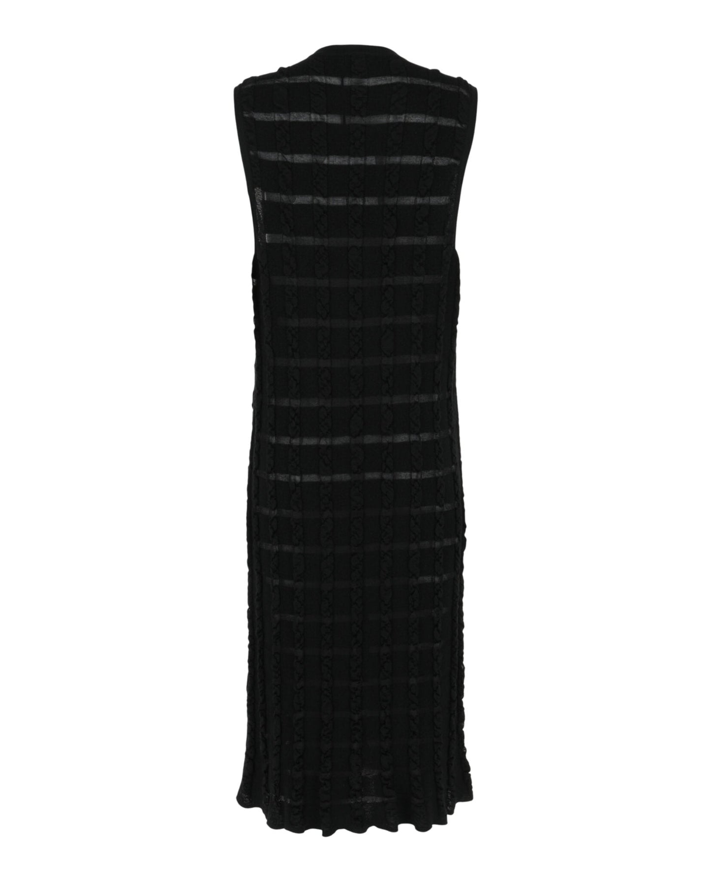 Ferragamo Cable Knit Midi Dress
