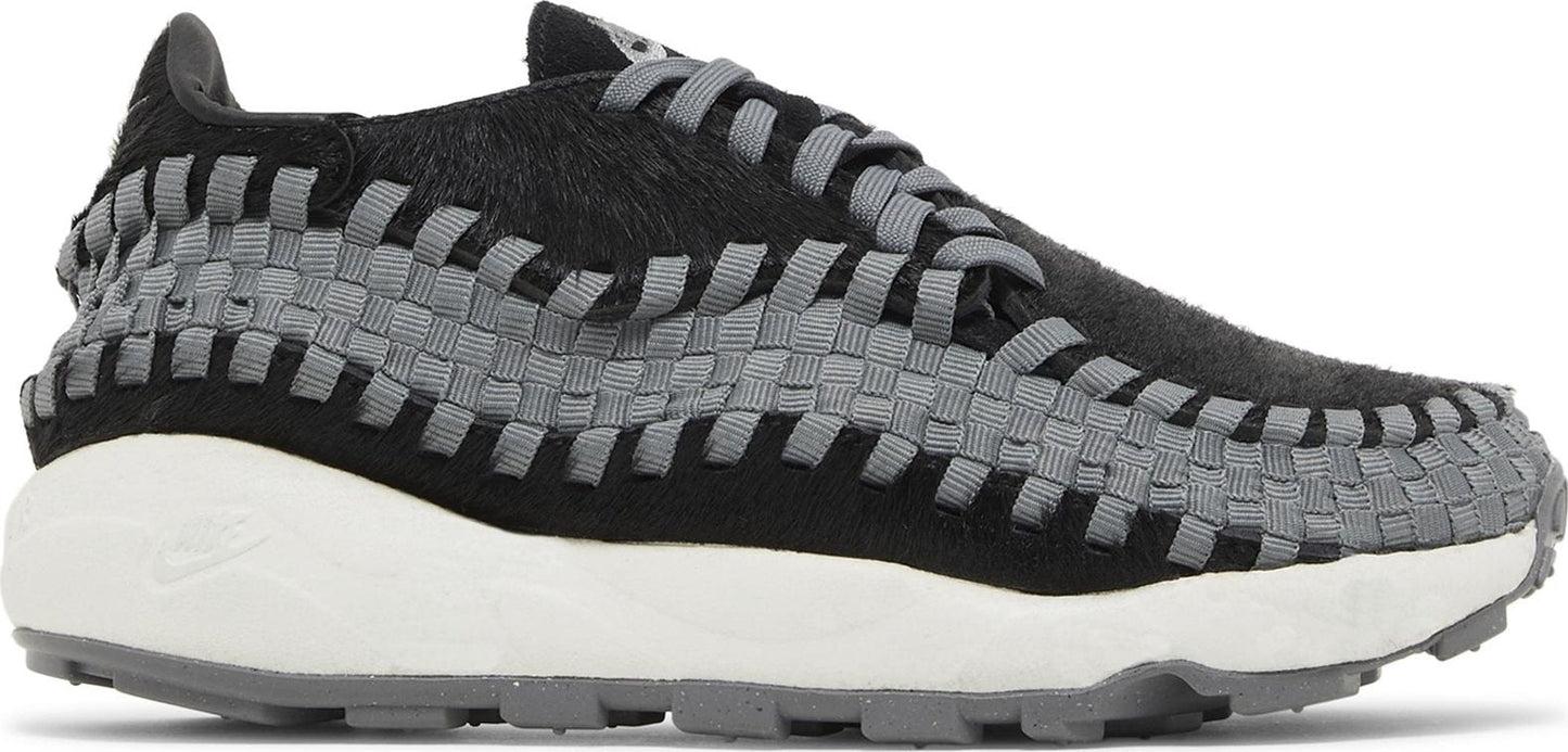 Nike Women's Air Footscape Woven 'Black Smoke Grey' Sneakers