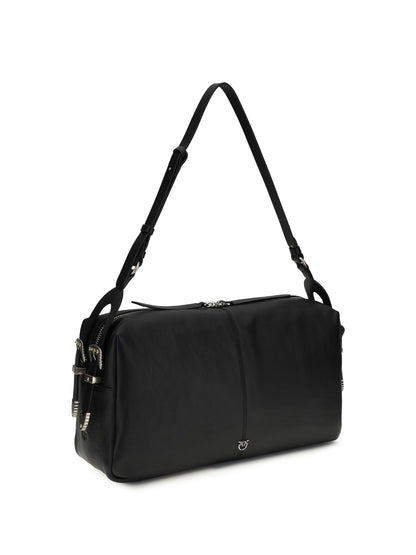 Shoulder Bag Keeper Black Leather