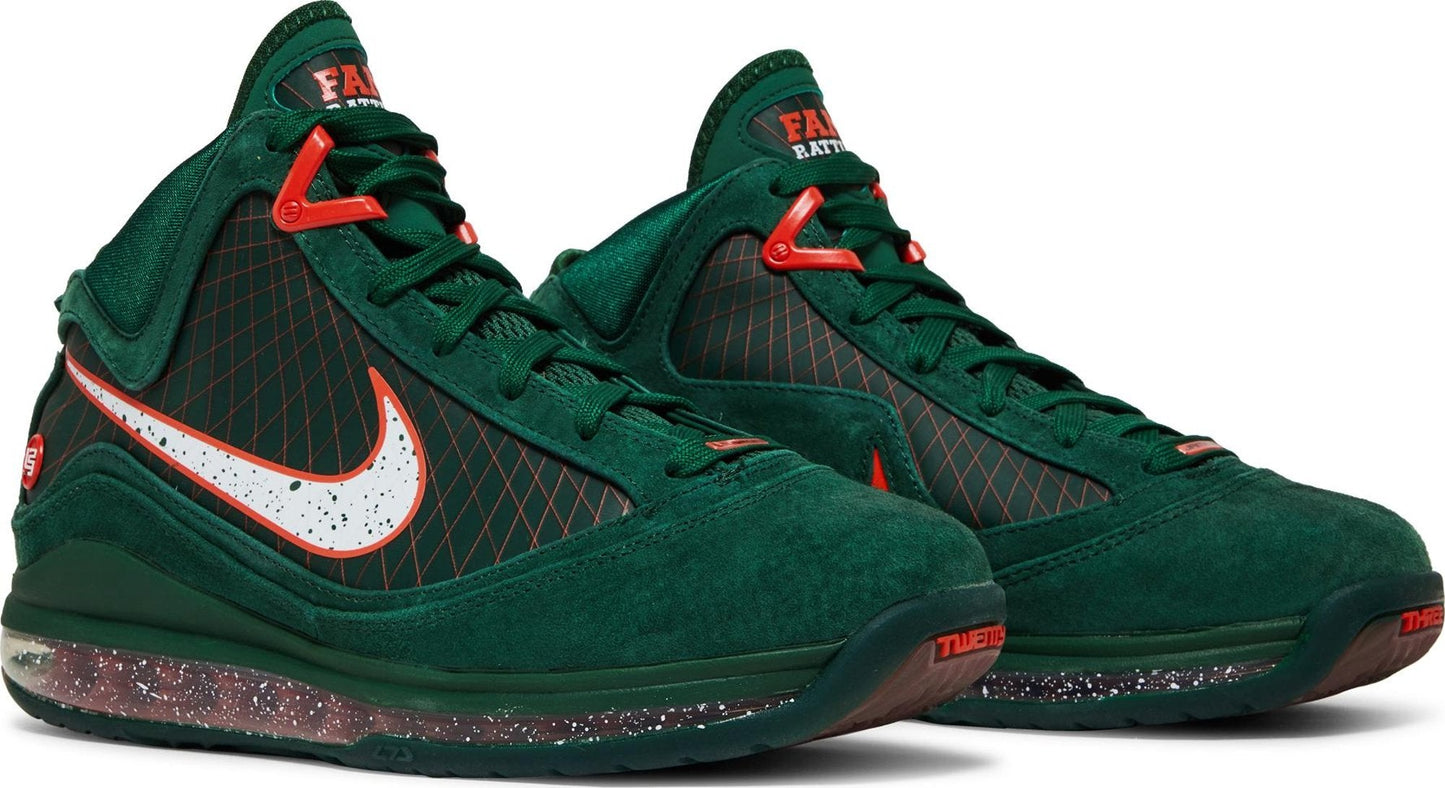 Nike Men's Lebron 7 'Florida A&M University Gorge Green' Sneakers