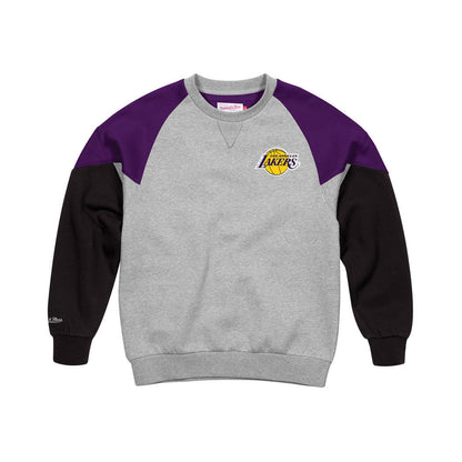 Mitchell & Ness Men's NBA Trading Block Crew La Lakers