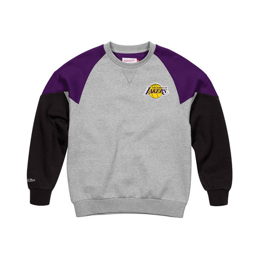 Mitchell & Ness Men's NBA Trading Block Crew La Lakers