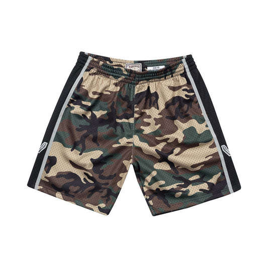 Mitchell & Ness Men's NBA Woodland Camo Swingman Shorts San Antonio Spurs