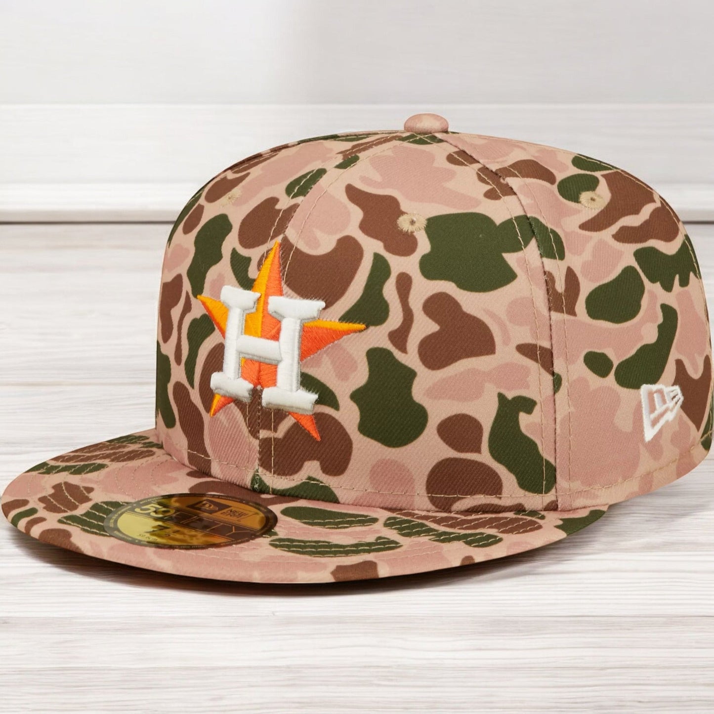 New Era Men's MLB Houston Astros 5950 Duck Camo Fitted Hats