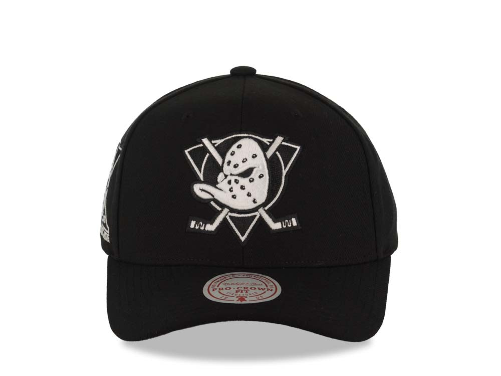 Mitchell & Ness Men's NHL Panda Pro Snapback Vintage Ducks Snapback Caps