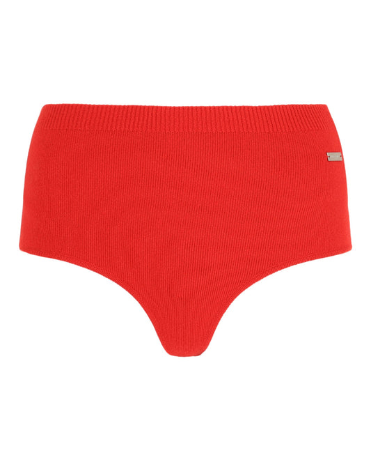 Ferragamo Ribbed Texture High-Waisted Knitted Coulottes