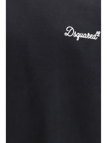 Sweatshirt Logo Cotton Black