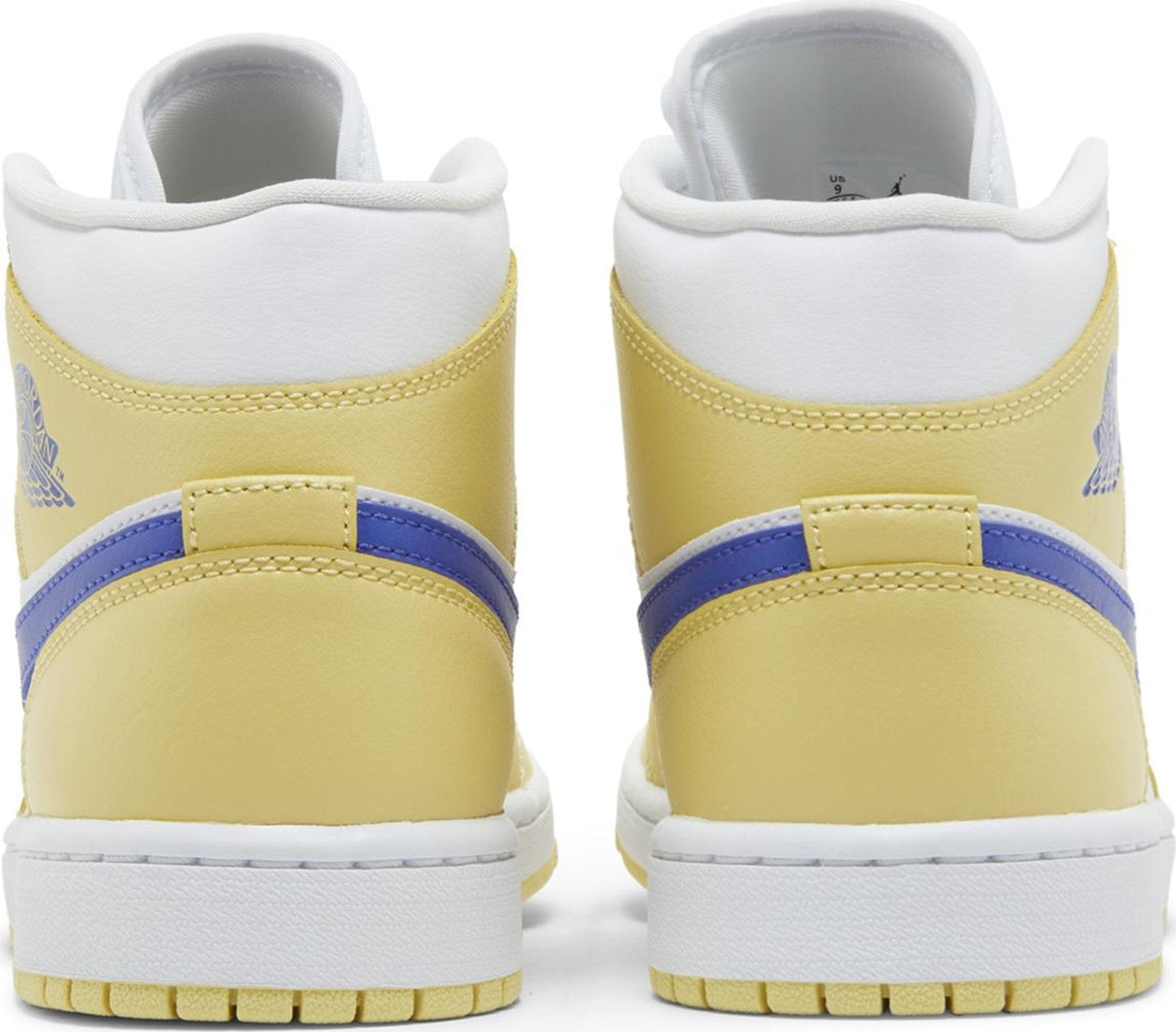 Air Jordan Women's Retro 1 Mid 'Lemon Wash Lapis' Sneakers