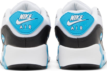 Nike Grade School Air Max 90 Gs 'Blue Lightning Metallic' Sneakers