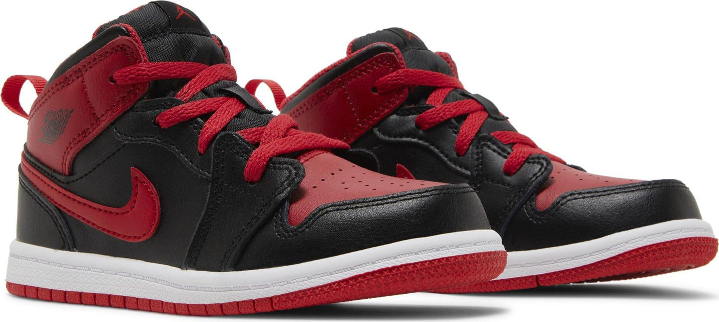 Toddlers Air Jordan Retro 1 Mid 'Alternate Bred (2022) (Td)'