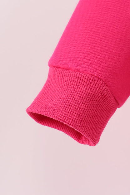 Magenta Bow Sequin Mom & Me Sweatshirt