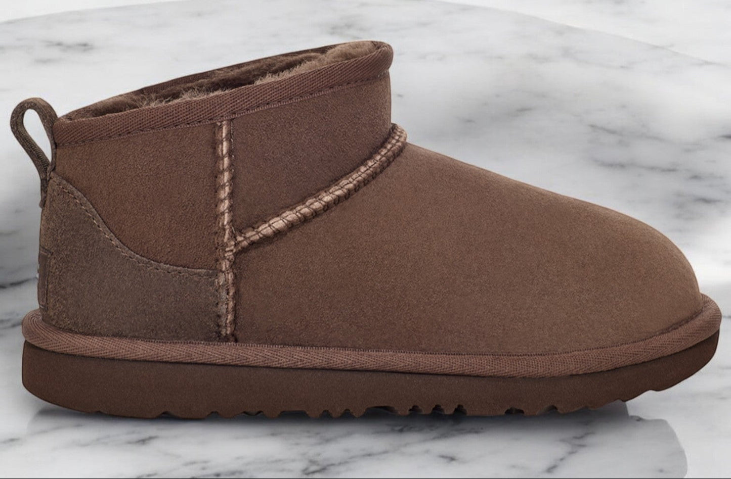 Youth UGG Classic Ultra Mini Boot 'Burnt Cedar'