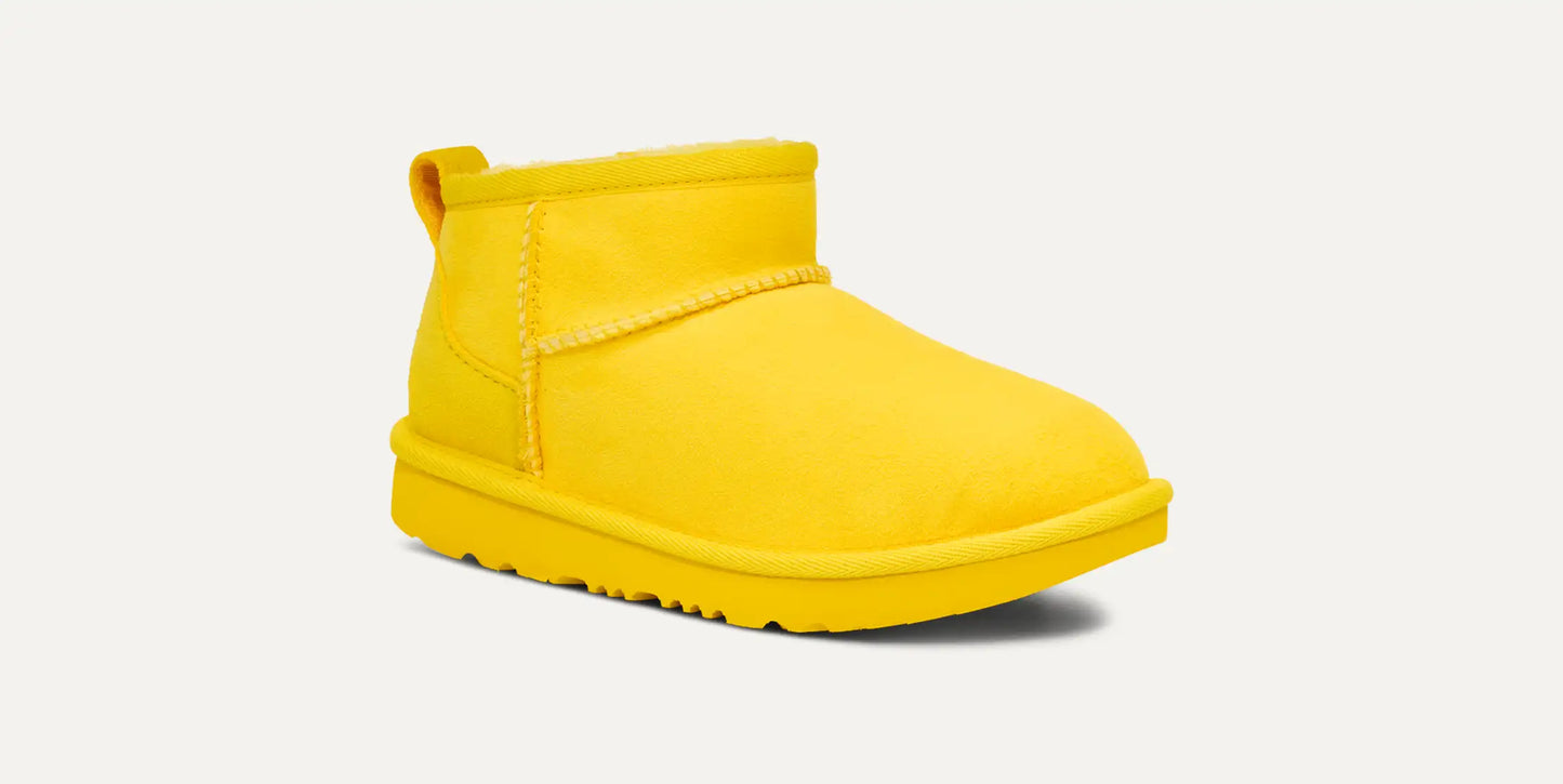 Youth UGG Classic Ultra Mini - Canary Yellow