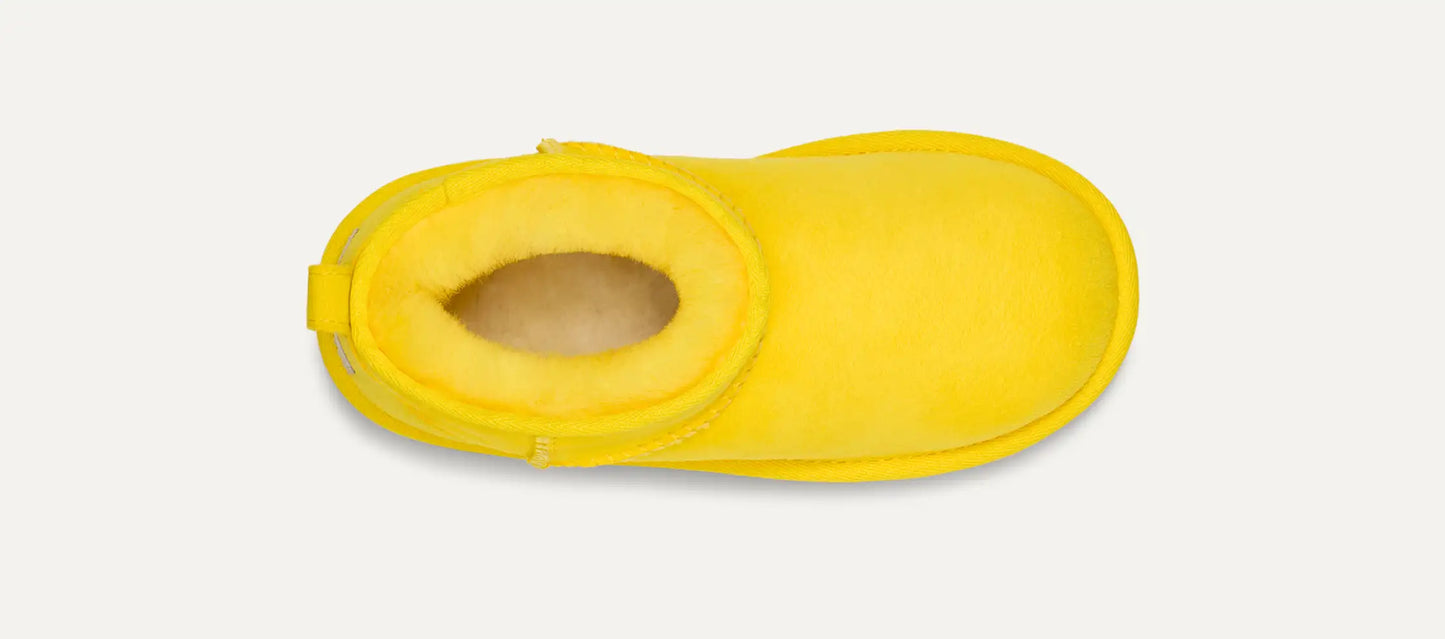 Youth UGG Classic Ultra Mini - Canary Yellow