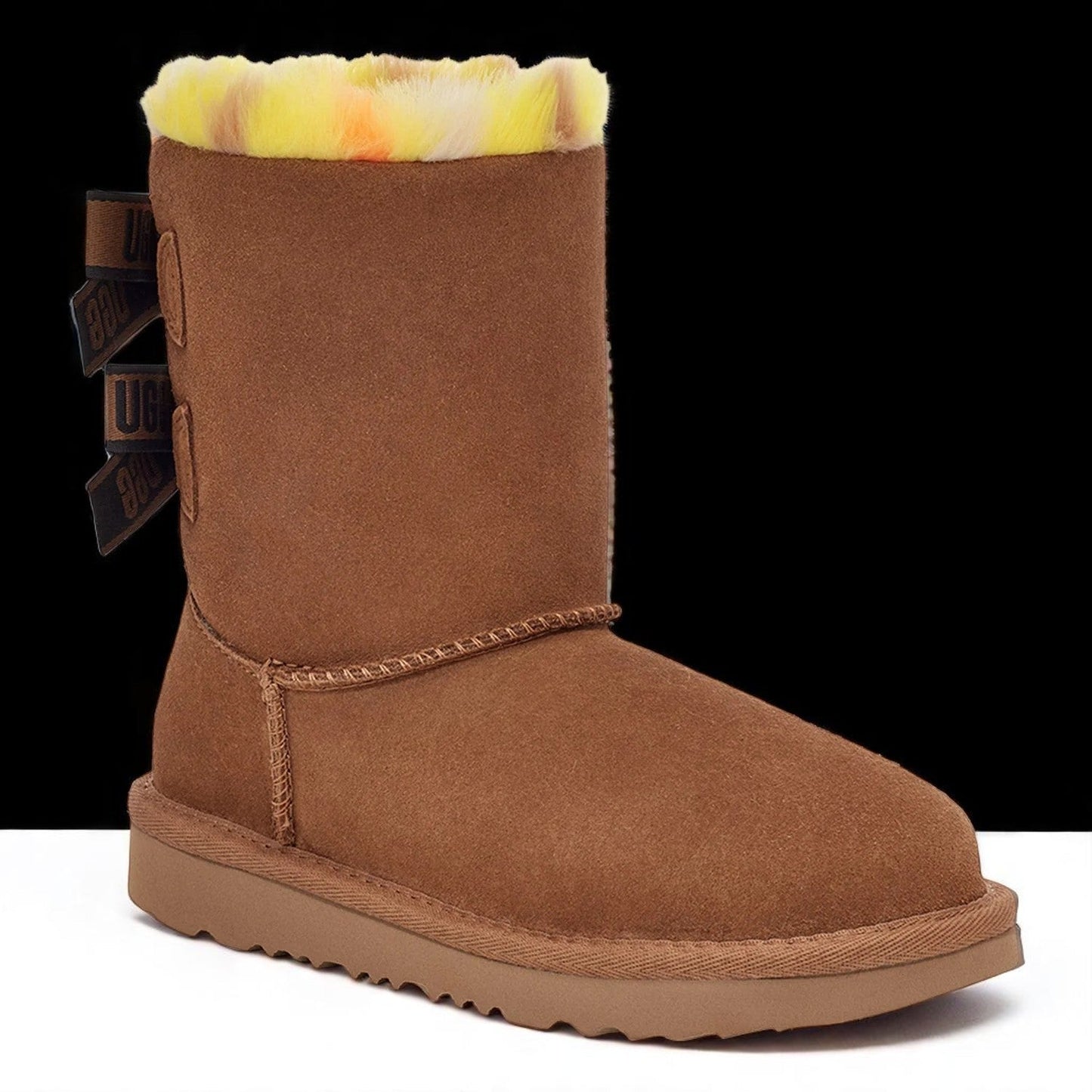 Kids UGG Bailey Bow Plaid Punk