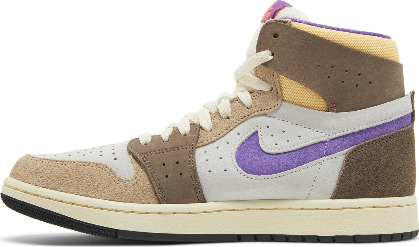 Air Jordan Men's Retro 1 High Zoom Air Cmft 2 'Palomino Wild Berry' Sneakers