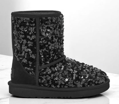 UGG Kids Classic Short Chunky Sequin Boot Boots