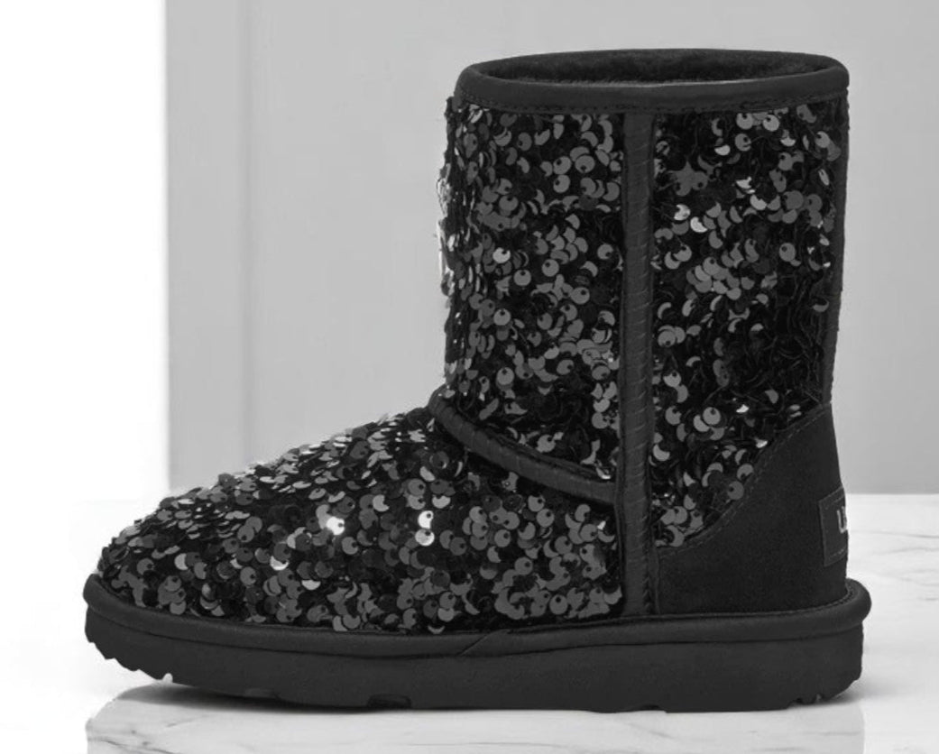 Kids UGG Classic Short Chunky Sequin Boot