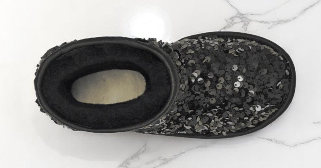Kids UGG Classic Short Chunky Sequin Boot