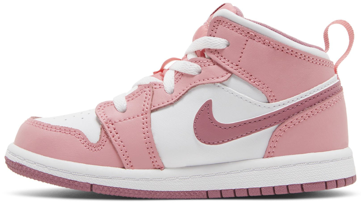 Toddlers Air Jordan Retro 1 Mid Valentine's Day (2023) (Td) - DQ8425-616