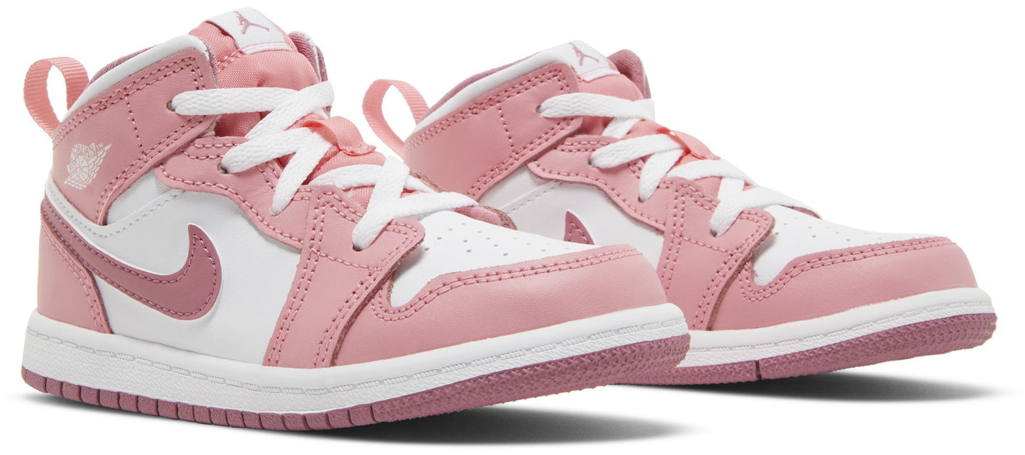 Toddlers Air Jordan Retro 1 Mid Valentine's Day (2023) (Td) - DQ8425-616