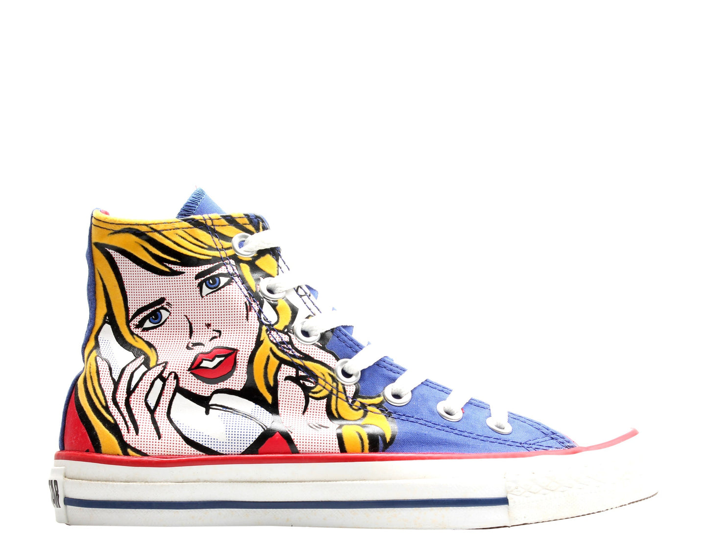 Converse Chuck Taylor All Star Pop Art Print Hi Sneakers — Royal/Yellow