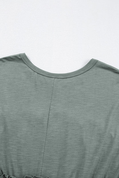 Threaded Pear Daniela Gathered Seam T Shirt