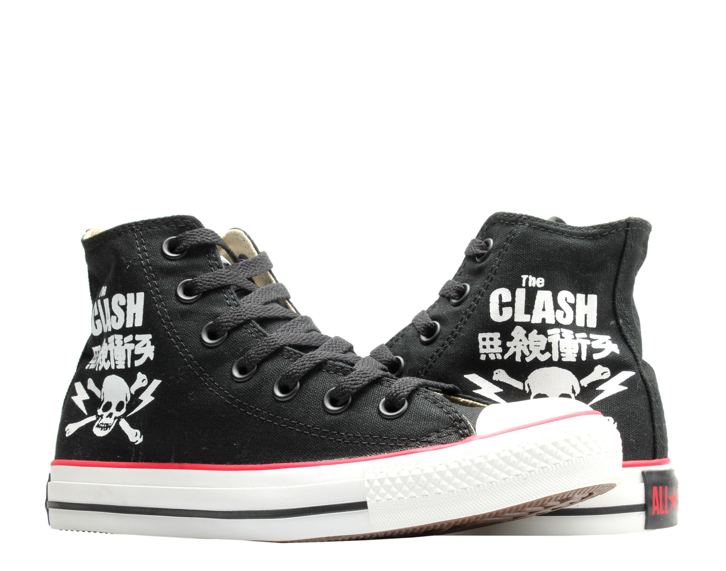 Converse Chuck Taylor All Star The Clash 2 Hi Sneakers — Black/Red