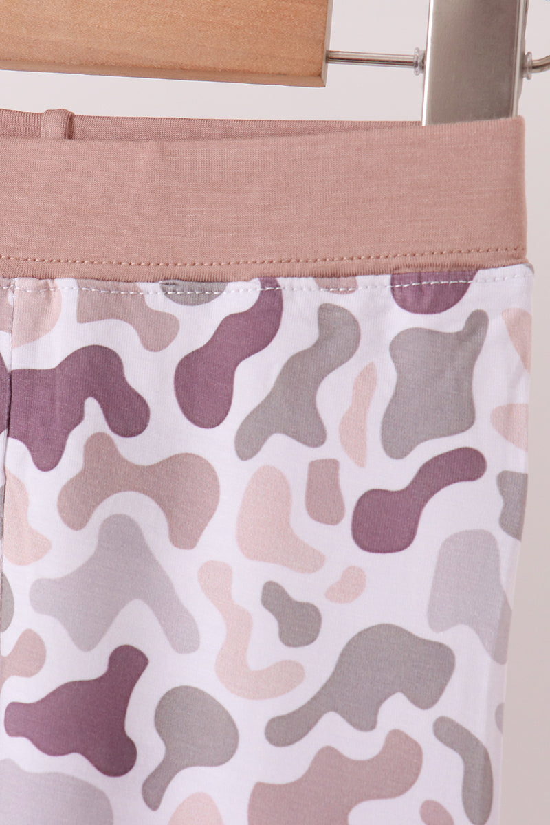 Camouflage Bamboo Pants Set