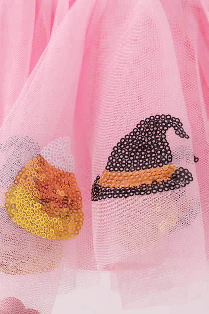 Pink Candy Sequin Tutu Skirt