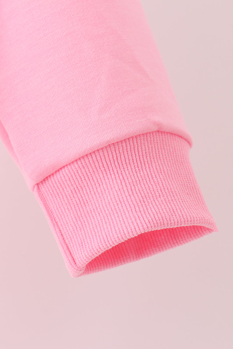 Pink Football Sequin Mom & Me Top
