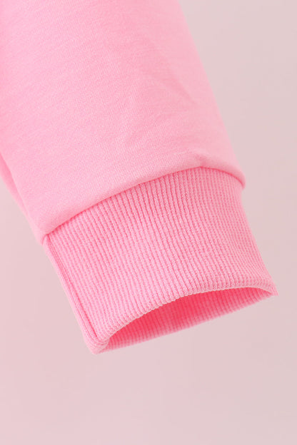 Pink Football Sequin Mom & Me Top