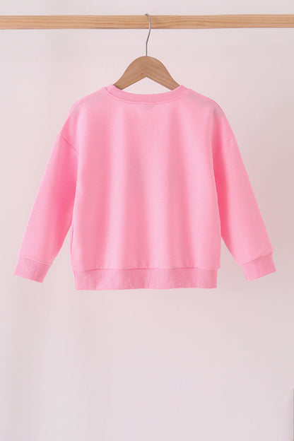 Pink Football Sequin Mom & Me Top