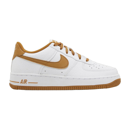 Nike Grade School Air Force 1 'White Desert Ochre Gs' Sneakers