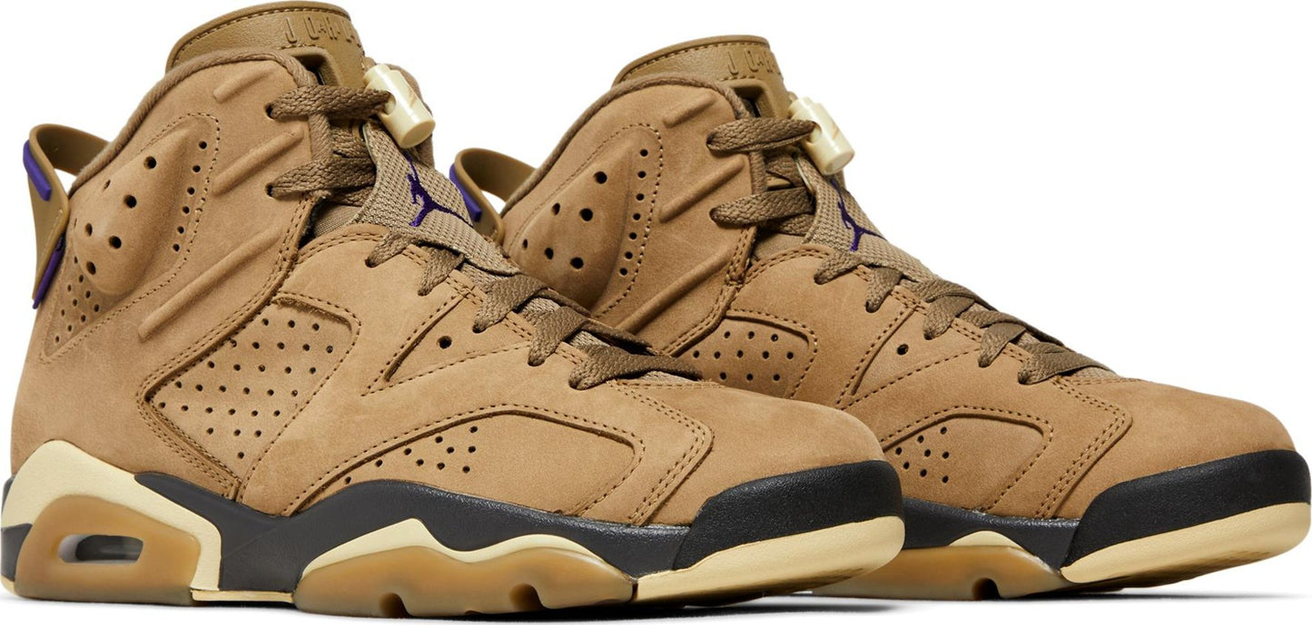 Air Jordan Women's Retro 6 'Gore-Tex Brown Kelp' W Sneakers