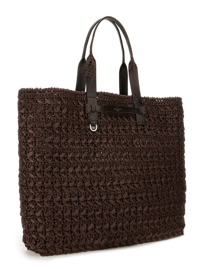 Woven Mesh Shopping Bag