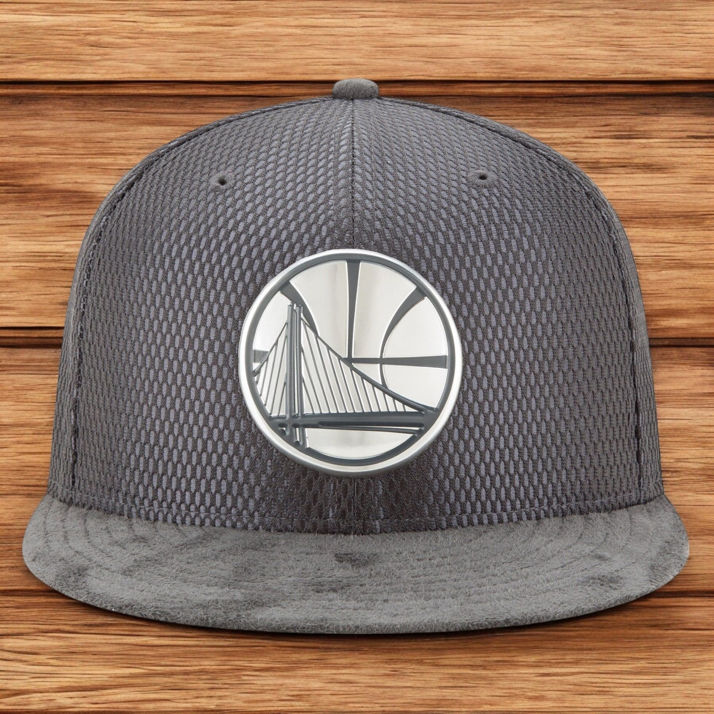 Men's New Era NBA Gs Warriors On Court Official 20Suede 5950 Fitted