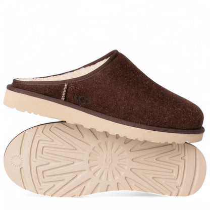 UGG Men's Classic Slip-On Shaggy Suede Slipper 'Burnt Cedar' Slippers