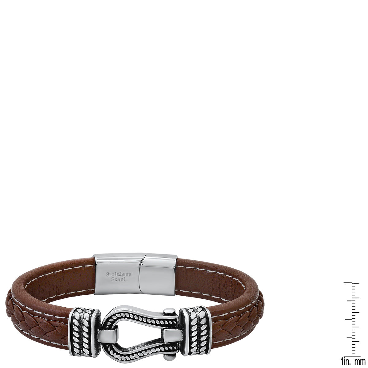 Heritage Hook Leather Bracelet