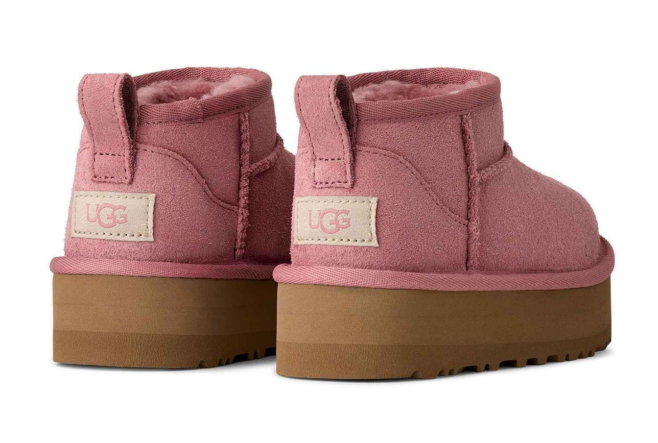 Youth UGG Classic Ultra Mini Platform - Pink Dawn