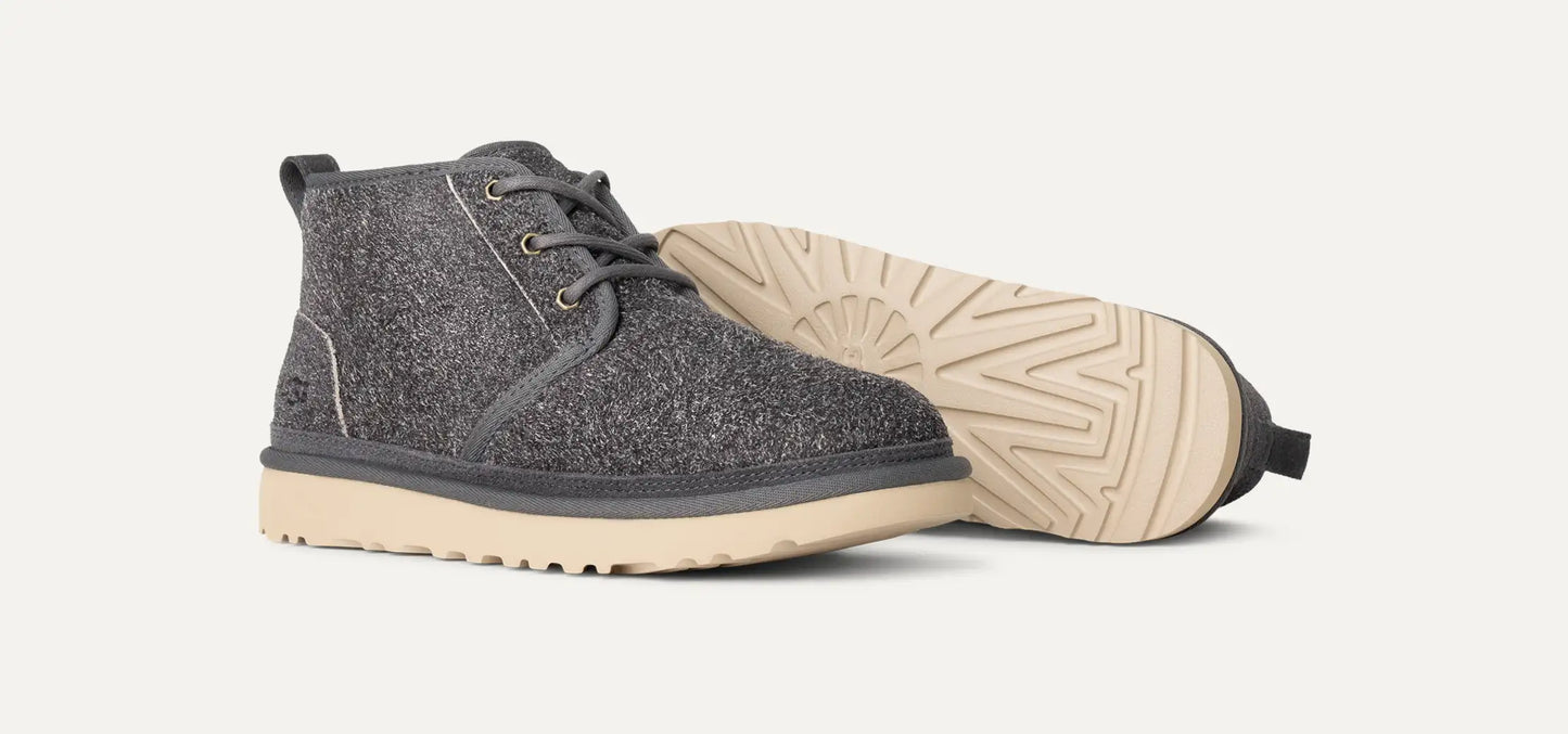 UGG Men's Neumel Shaggy Suede Boot 'Dark Grey' Boots