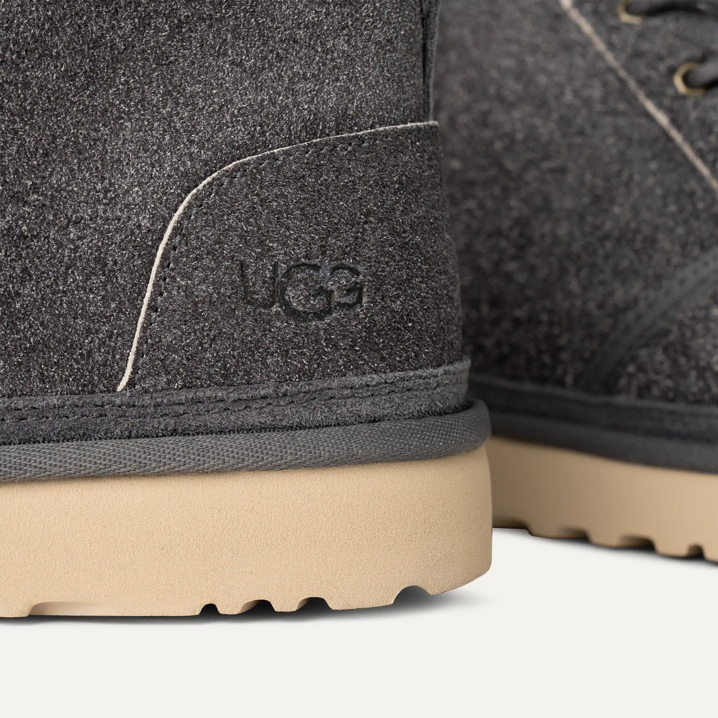 UGG Men's Neumel Shaggy Suede Boot 'Dark Grey' Boots