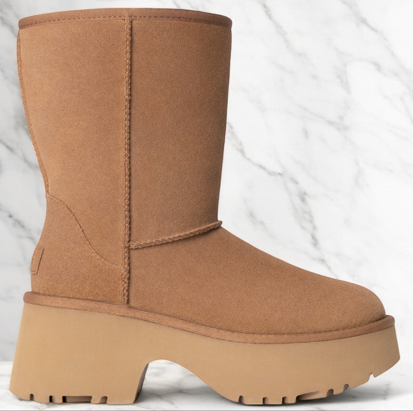 UGG Women's Classic Short New Heights Boot 'Chestnut' Boots