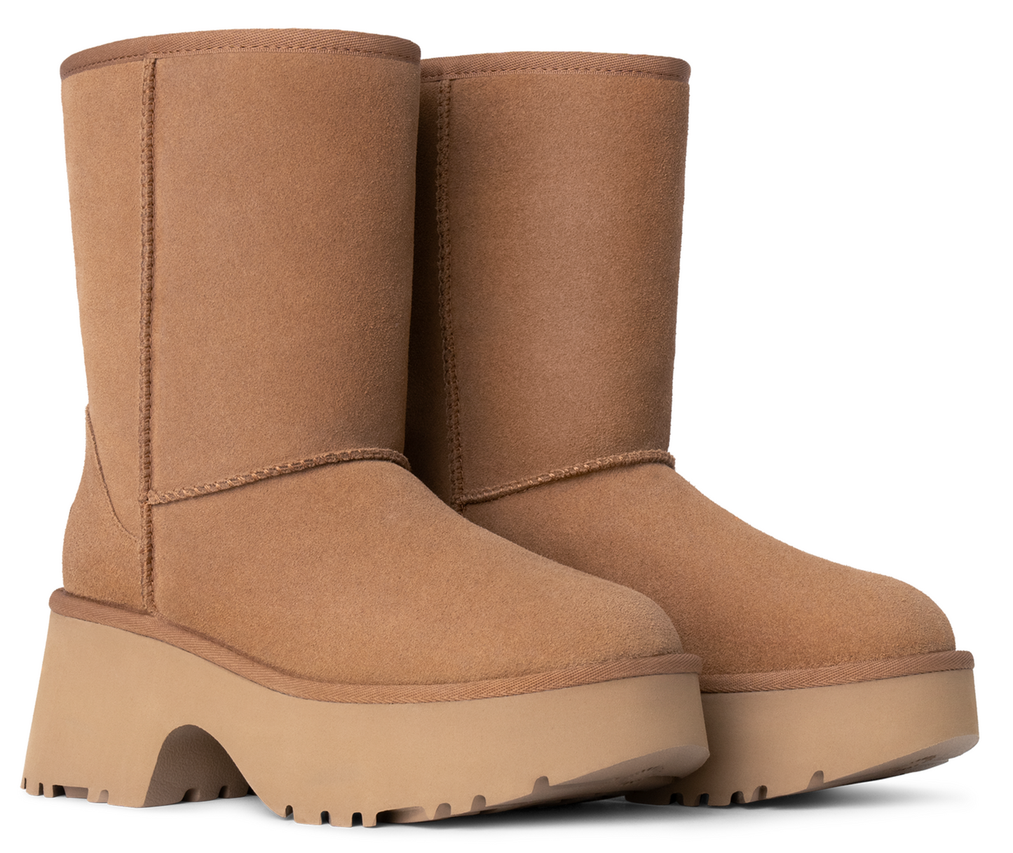 UGG Women's Classic Short New Heights Boot 'Chestnut' Boots