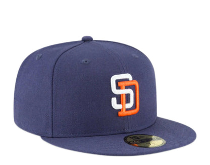 New Era 59Fifty San Diego Padres 1991 Cooperstown Men Fitted Hat Navy